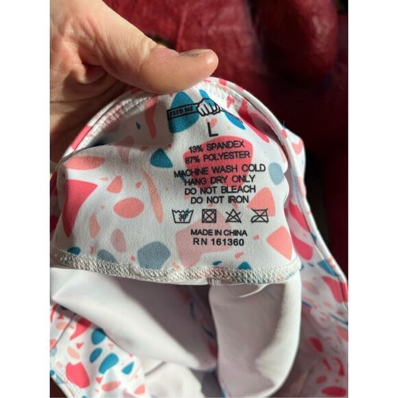 Feed me fight me large athlete shorts FMFM fruity pebble shorts limited workout - Picture 2 of 2